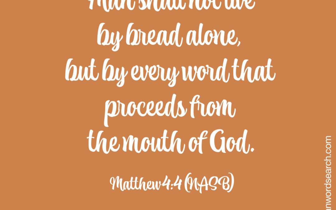 Taste the Word, Feed Your Soul – Matthew 4:4 Devotional on Spiritual Nourishment
