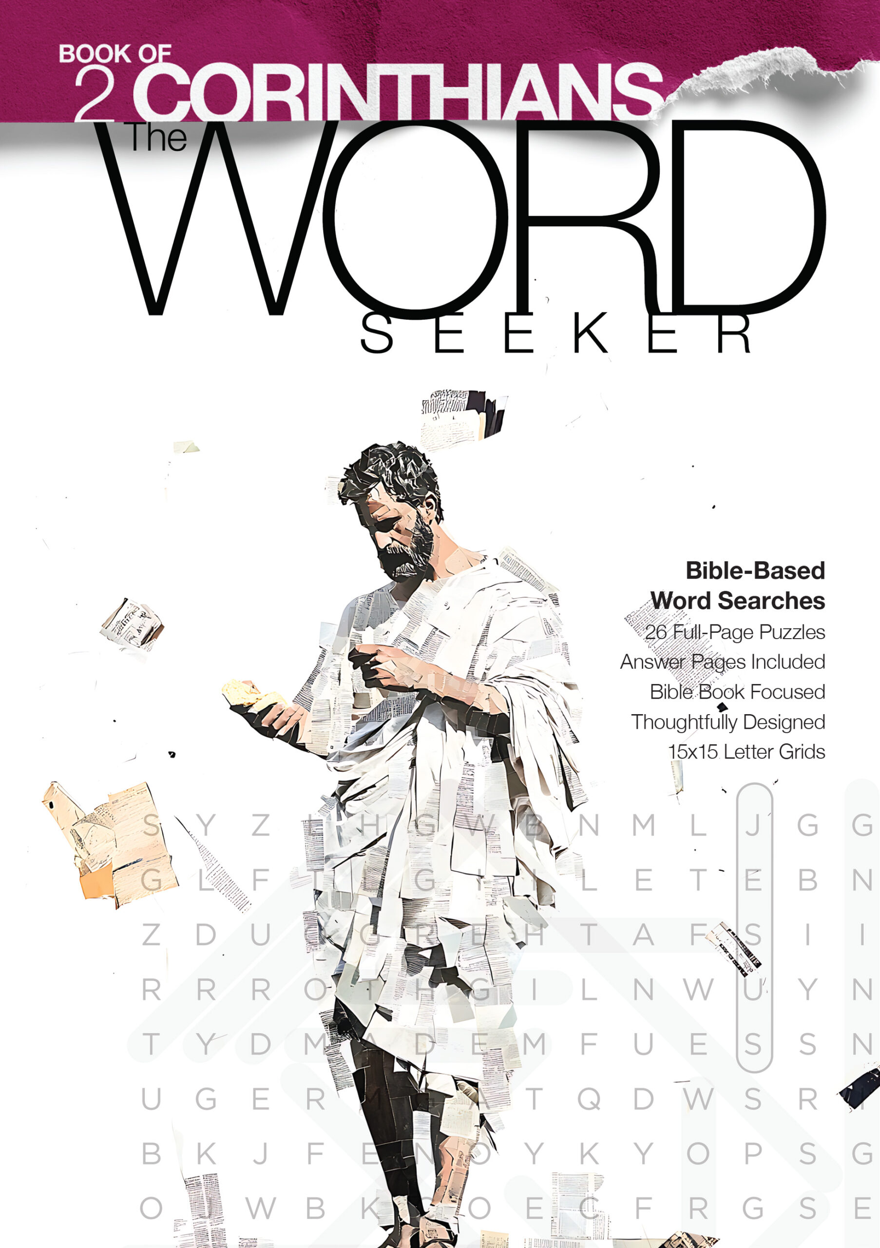 2 Corinthians Word Search Puzzle Book in hands